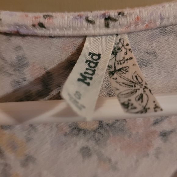 Mudd Brown and Orange Ruched Minidress Size S - Picture 3 of 4